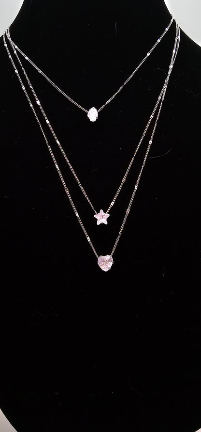 TRIPLE DROP NECKLACE