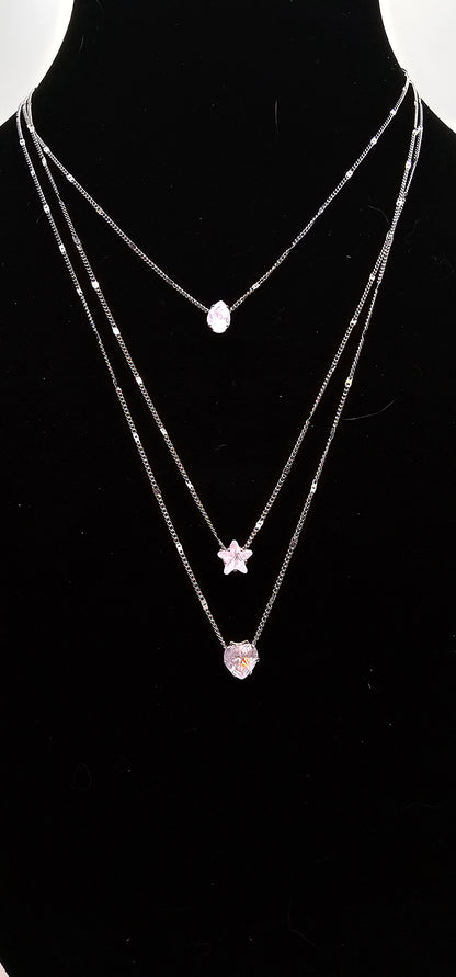 TRIPLE DROP NECKLACE