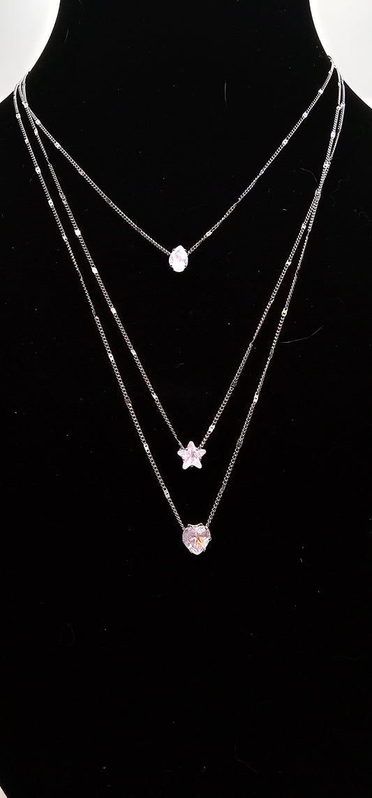 TRIPLE DROP NECKLACE