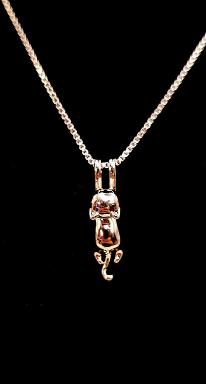 925 SILVER KITTY NECKLACE