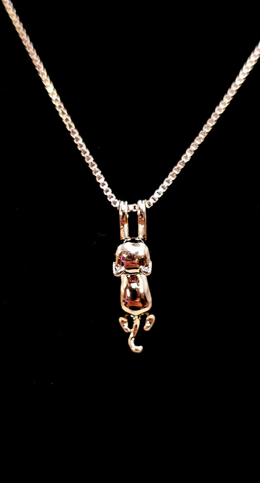 925 SILVER KITTY NECKLACE