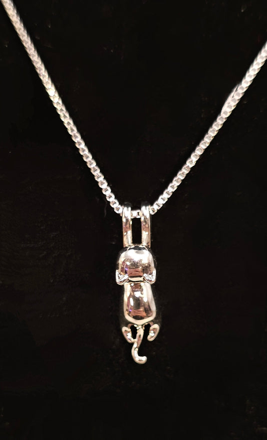 925 SILVER KITTY NECKLACE