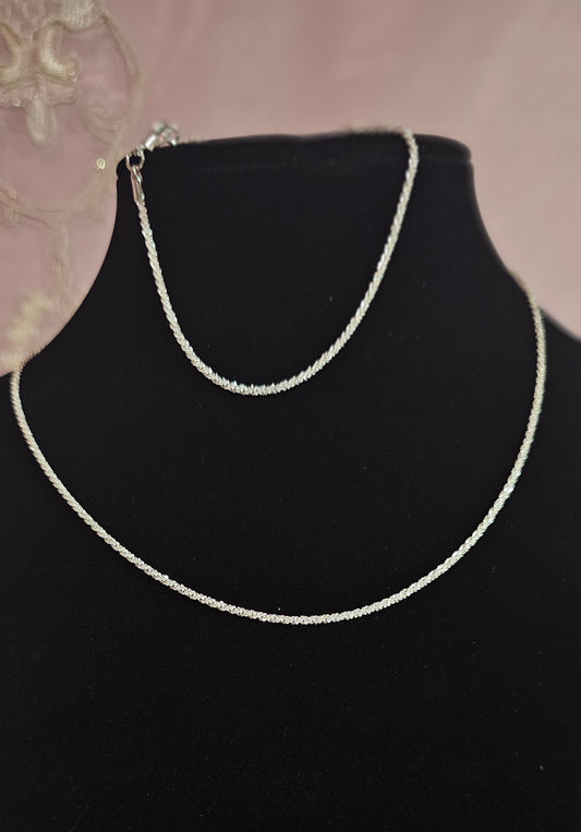 925 Sterling Bracelet and Necklace