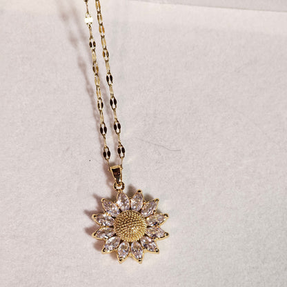 SUNFLOWER NECKLACE