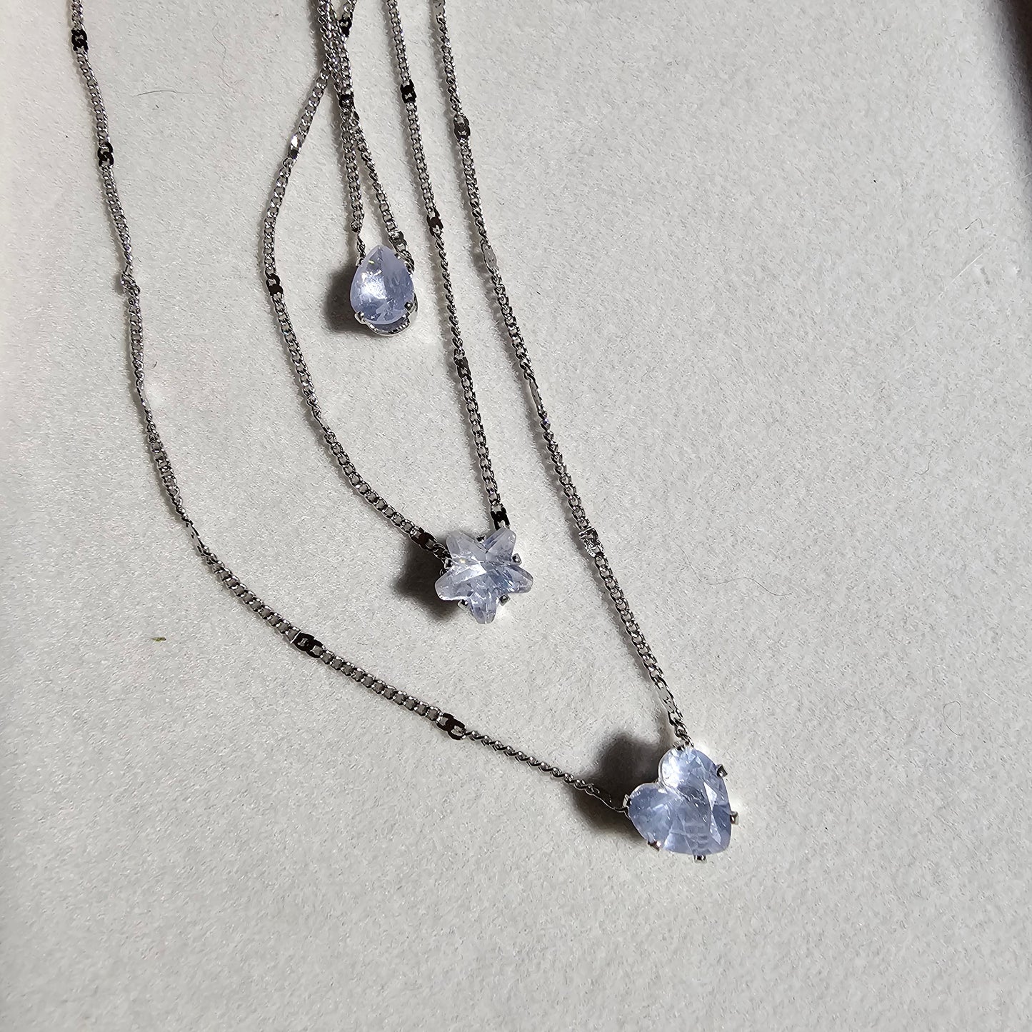 TRIPLE DROP NECKLACE