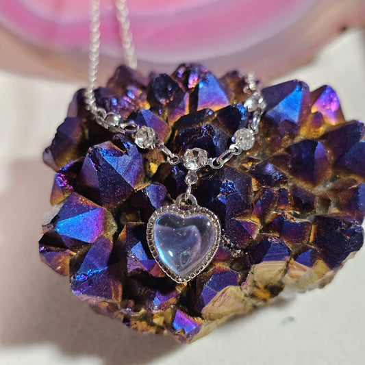 MOON HEART NECKLACE