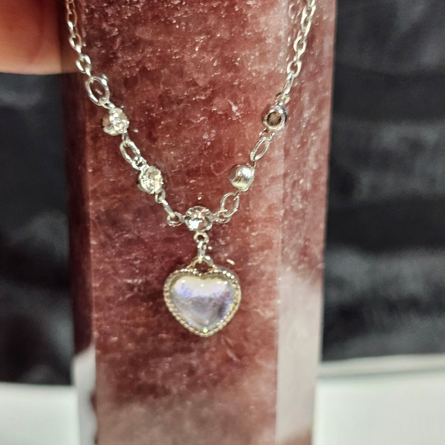 MOON HEART NECKLACE