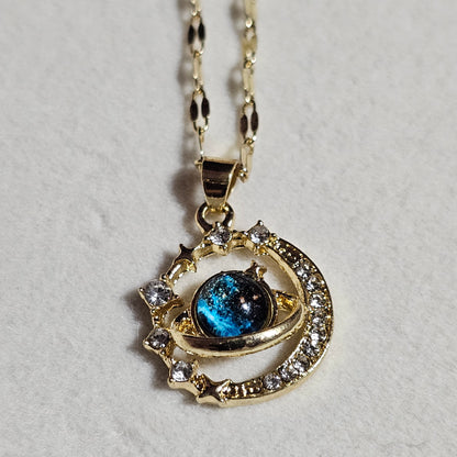 BLUE PLANET NECKLACE
