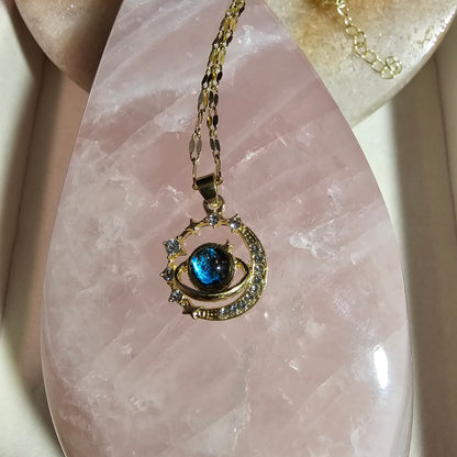 BLUE PLANET NECKLACE