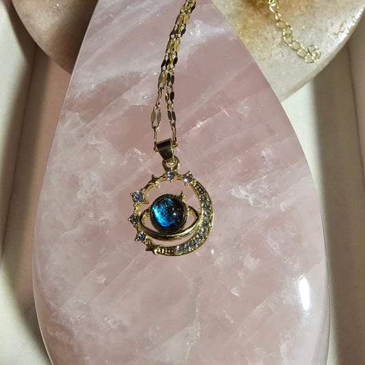 BLUE PLANET NECKLACE