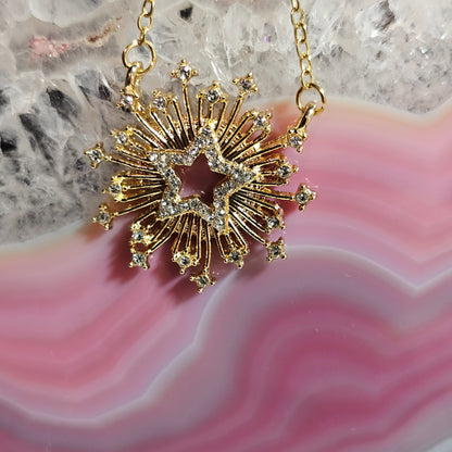 STAR BURST NECKLACE