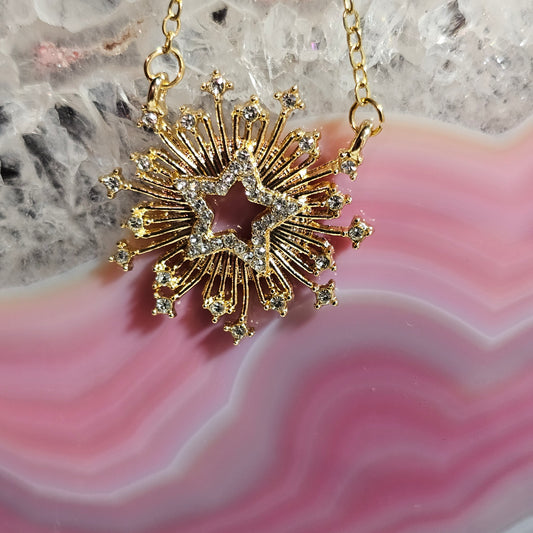 STAR BURST NECKLACE
