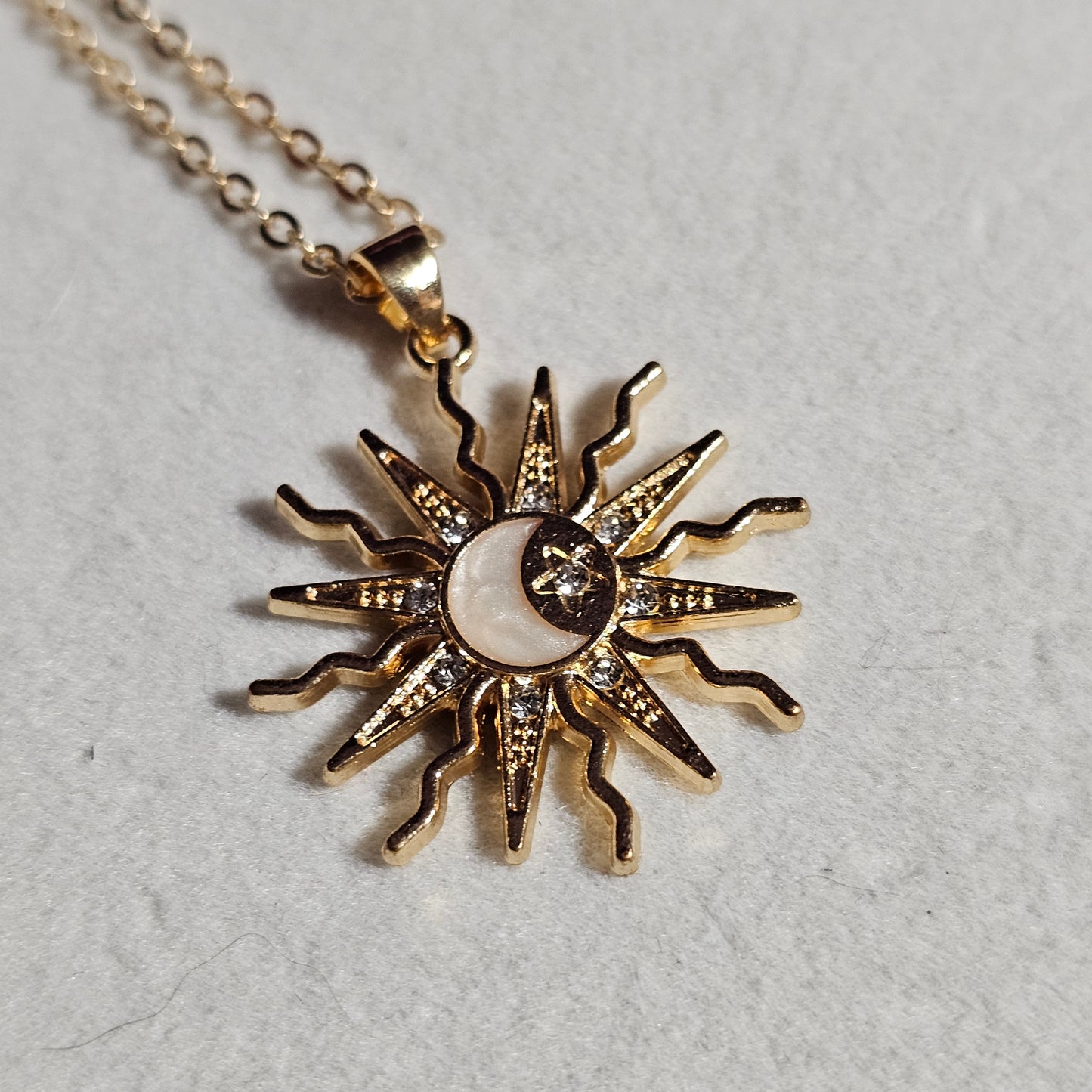 SUN AND MOON NECKLACE