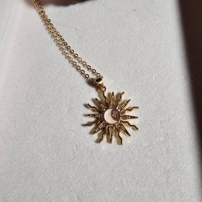 SUN AND MOON NECKLACE
