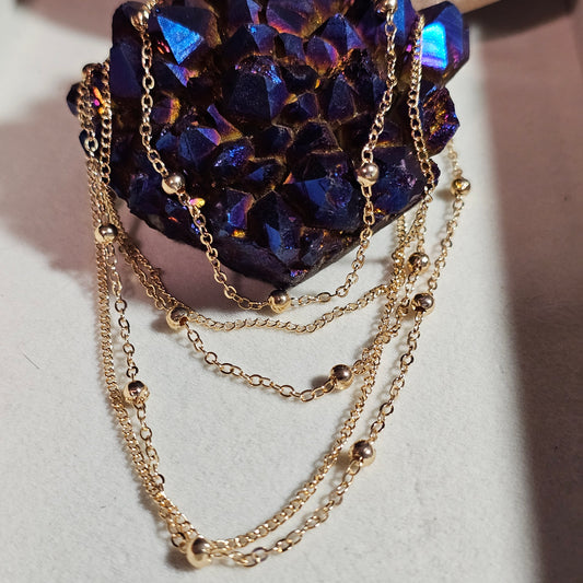 MULTI LAYER CHAIN NECKLACE