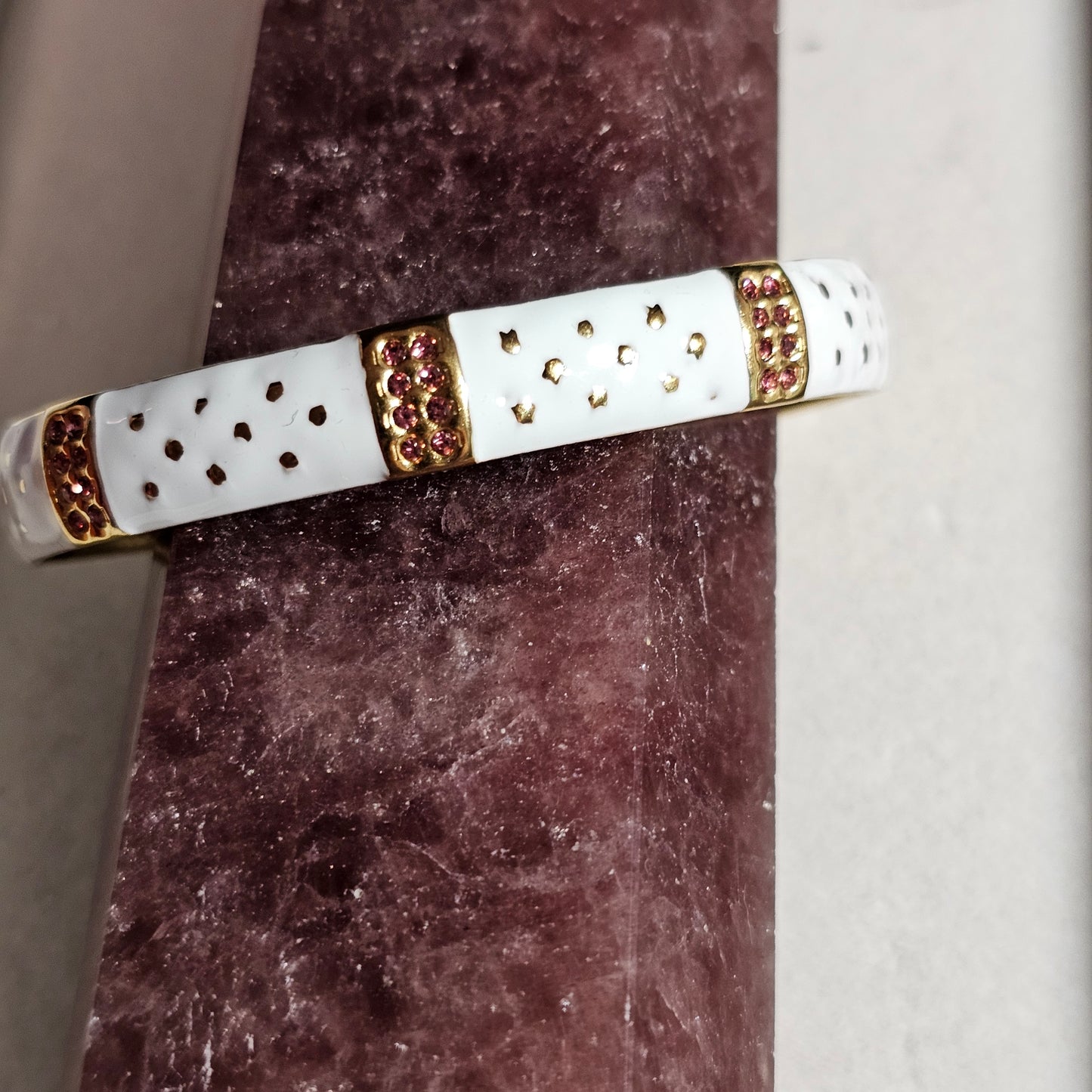 18k Gold Plated Enamel Bracelet