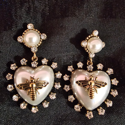 Baroque Heart with Bee