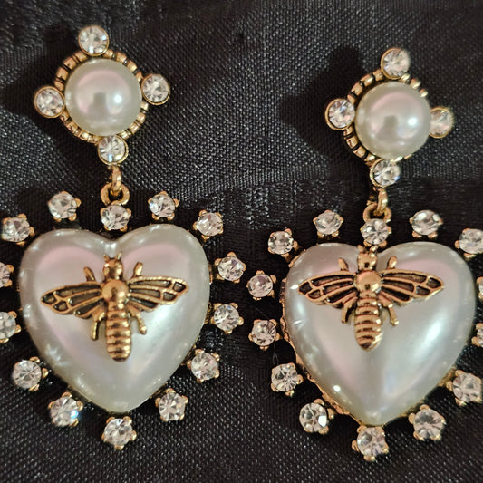 Baroque Heart with Bee