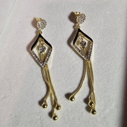 Geometric Dangle  Earrings