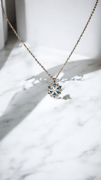 Blue snowflake - Whimsy's World LLC