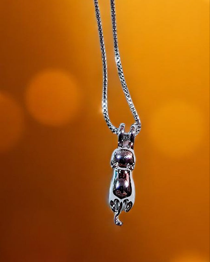 925 SILVER KITTY NECKLACE