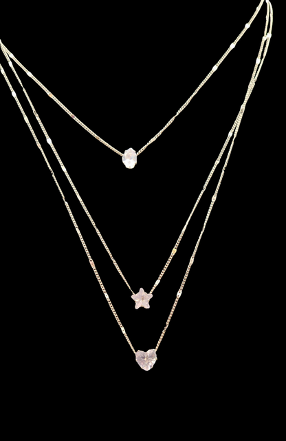 TRIPLE DROP NECKLACE