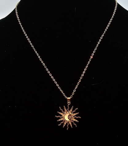 SUN AND MOON NECKLACE