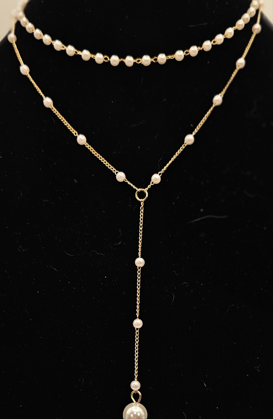 PEARL DROP NECKLACE