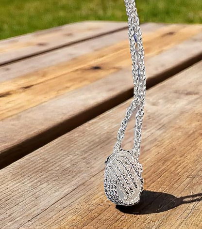 925 SILVER KNOT NECKLACE