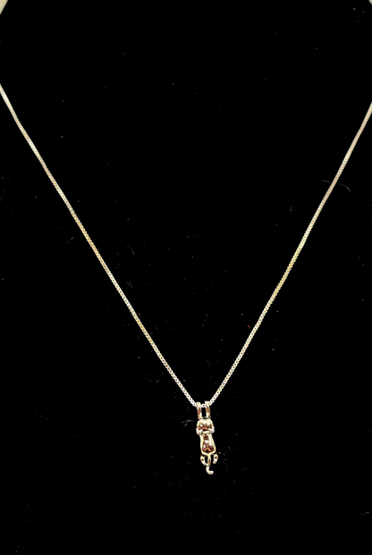 925 SILVER KITTY NECKLACE