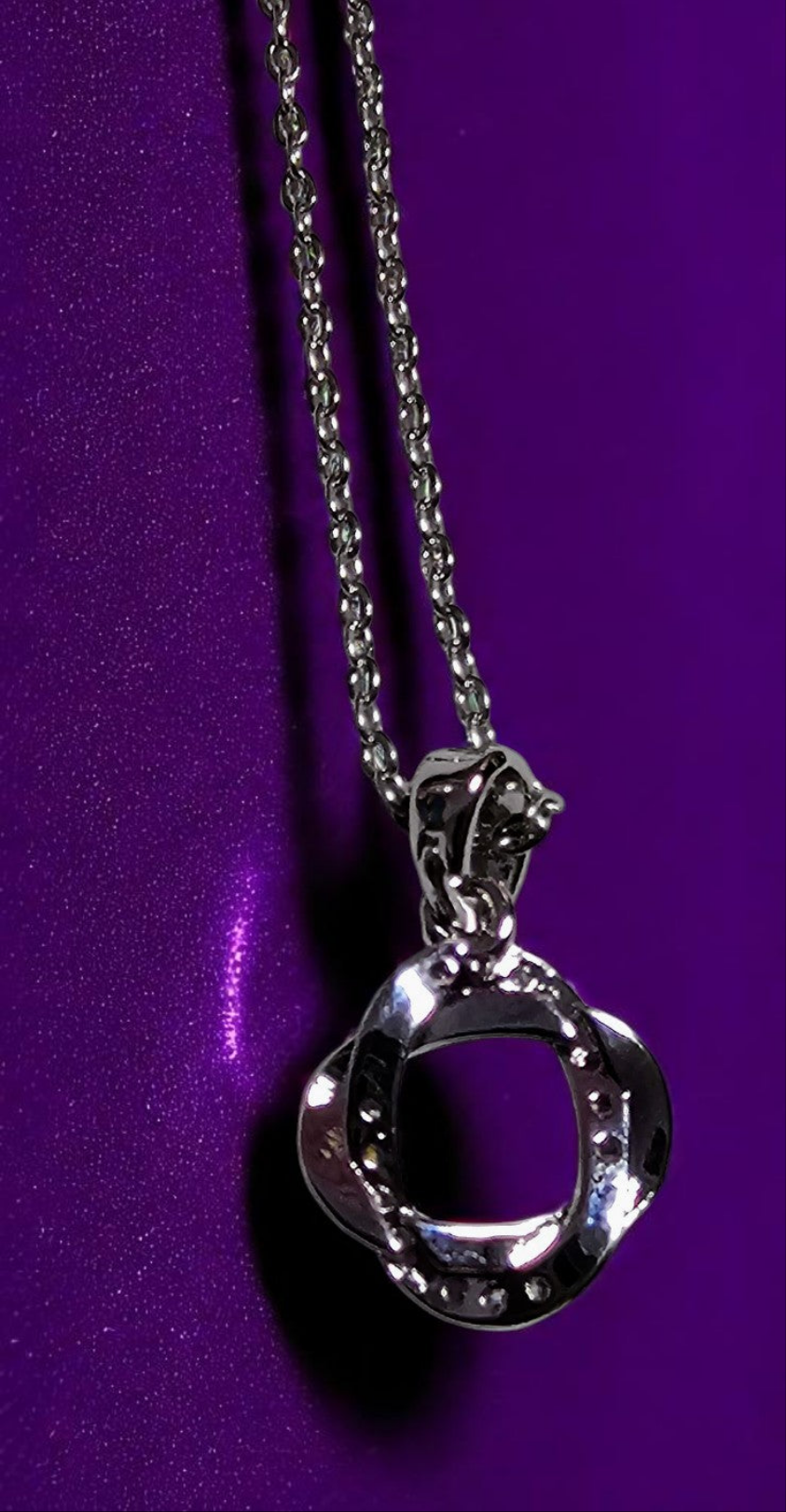 925 STERLING RINGS NECKLACE