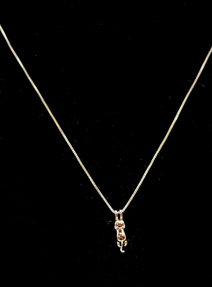 925 SILVER KITTY NECKLACE