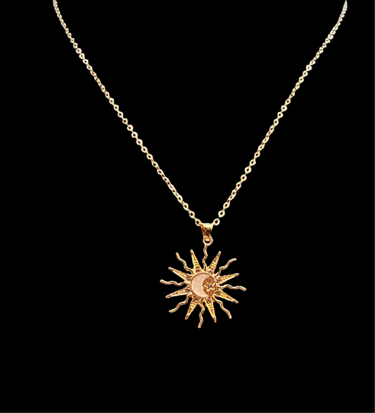 SUN AND MOON NECKLACE