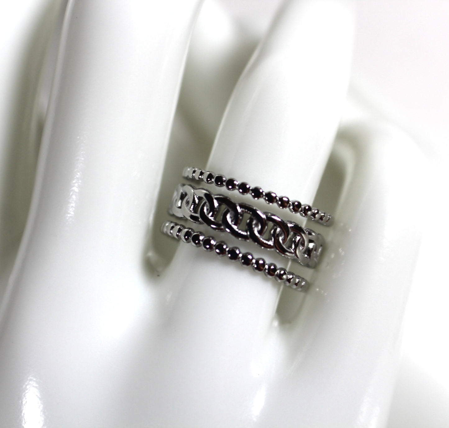 Timeless Chain Adjustable Ring