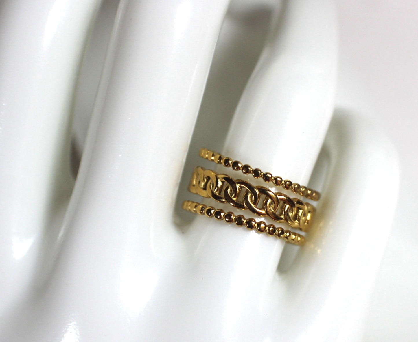 Timeless Chain Adjustable Ring