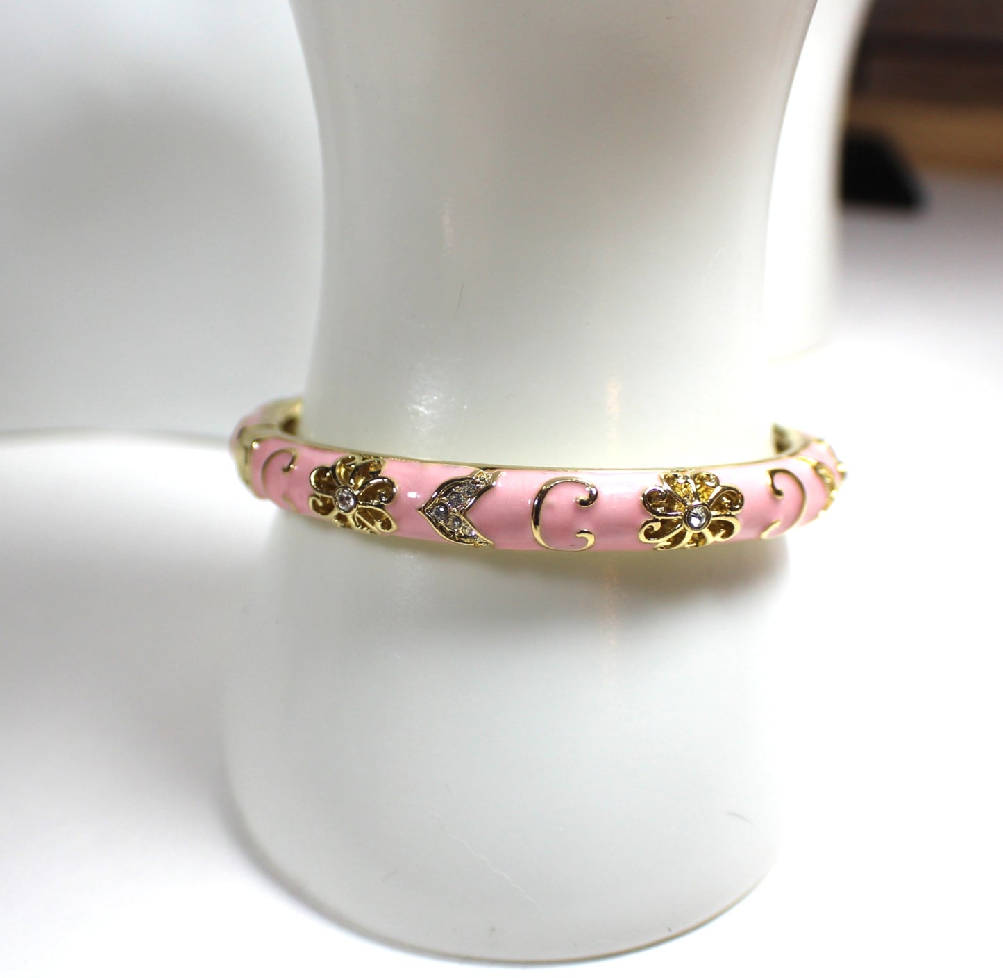 Cloisonné Bloom Bangle Bracelet