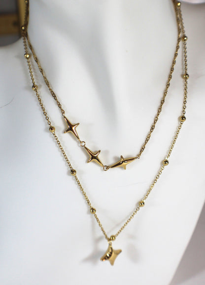 Celestial Drift Layered Necklace