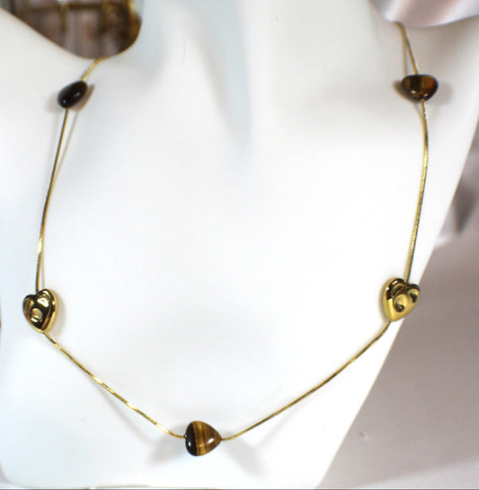 Golden Aura Tiger Eye Necklace