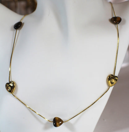 Golden Aura Tiger Eye Necklace