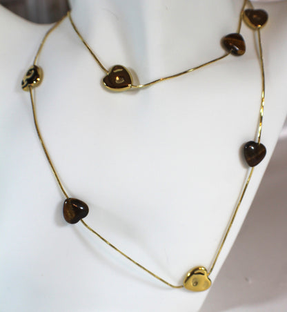 Golden Aura Tiger Eye Necklace