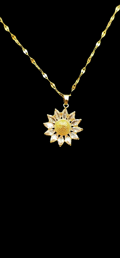 SUNFLOWER NECKLACE