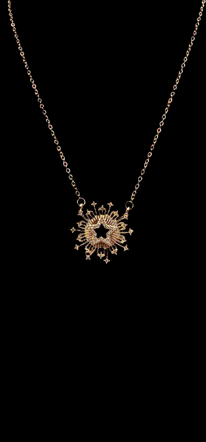 STAR BURST NECKLACE