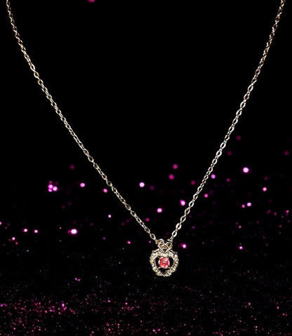 Pink Heart Necklace - Whimsy's World LLC