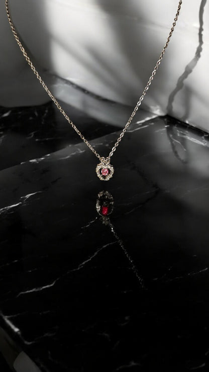 Pink Heart Necklace - Whimsy's World LLC