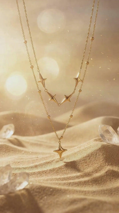 Celestial Drift Layered Necklace