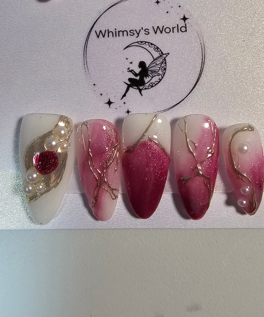 APHRODITE  PINK - PRESS ON NAILS